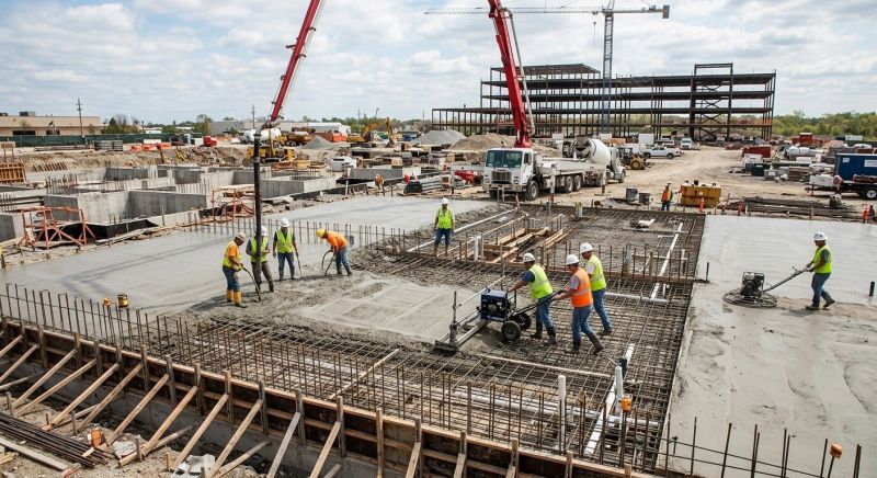 Commercial Slab Installation in Clarksville, TN